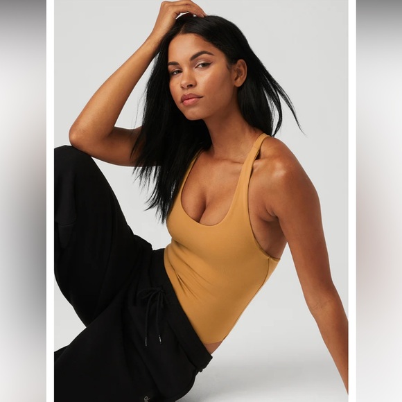 Women's Mustard Tank Top - Picture 1 of 13